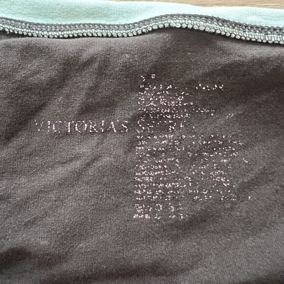 Y2K Victoria's Secret "Angels Have More Fun" Fold-Over Leggings-Size S - Picture 6 of 9